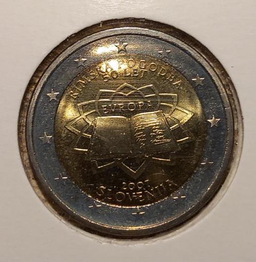 2 euro Traité de Rome Slovénie UNC, Postzegels en Munten, Munten | Europa | Euromunten, 2 euro, Slovenië, Ophalen of Verzenden