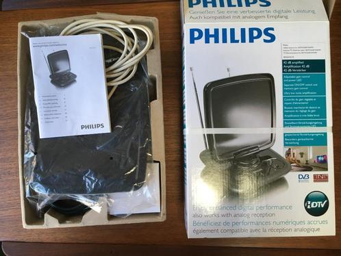 binnenhuisantenne Philips SDV6122/10 en ontvanger König DVB, Audio, Tv en Foto, Schotelantennes, Zo goed als nieuw, (Schotel)antenne
