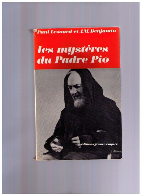 Les mystères du Padre Pio - Lesourd & Benjamin 1970, Livres, Religion & Théologie, Utilisé, Christianisme | Protestants, Envoi