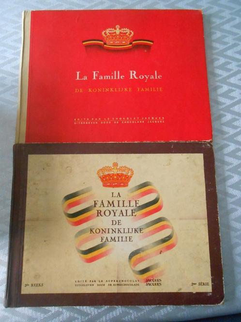 2 Oude prentboeken Leopold III en koningin Astrid, Collections, Maisons royales & Noblesse, Enlèvement ou Envoi