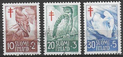 Finland 1956 - Yvert 441-443 - Tegen de Tuberculose (ST), Timbres & Monnaies, Timbres | Europe | Scandinavie, Affranchi, Finlande