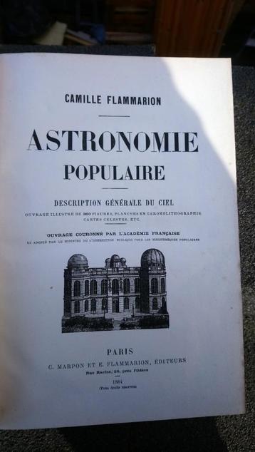 astronomie populaire camille flamarion 1884