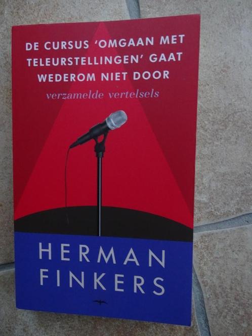 Herman Finkers-De curcus "omgaan met teleurstelling", Livres, Humour, Comme neuf, Anecdotes et Observations, Enlèvement ou Envoi