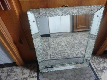 Ancien miroir rectangulaire Style Vénitien