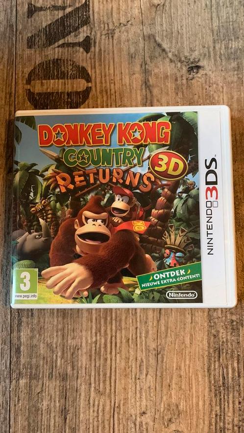 Donkey Kong Country Returns 3D, Consoles de jeu & Jeux vidéo, Jeux | Nintendo 2DS & 3DS, Comme neuf, Autres genres, À partir de 3 ans