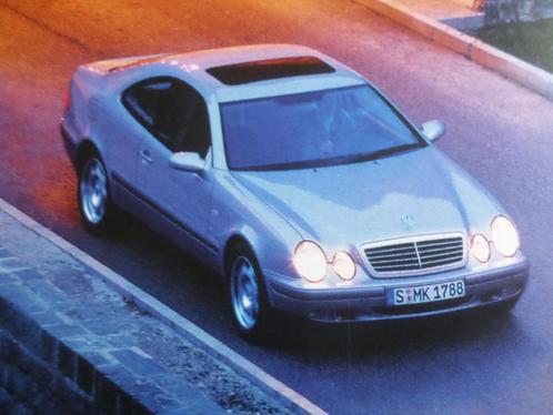 Mercedes CLK 200 230 320 430 Coupe 04/1998 Brochure, Boeken, Auto's | Folders en Tijdschriften, Mercedes, Ophalen of Verzenden