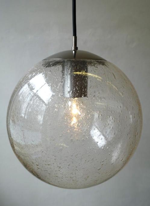 Vintage hanglamp Peill & Putzler Globe Mid-Century design, Maison & Meubles, Accessoires pour la Maison | Autre, Utilisé, Enlèvement ou Envoi