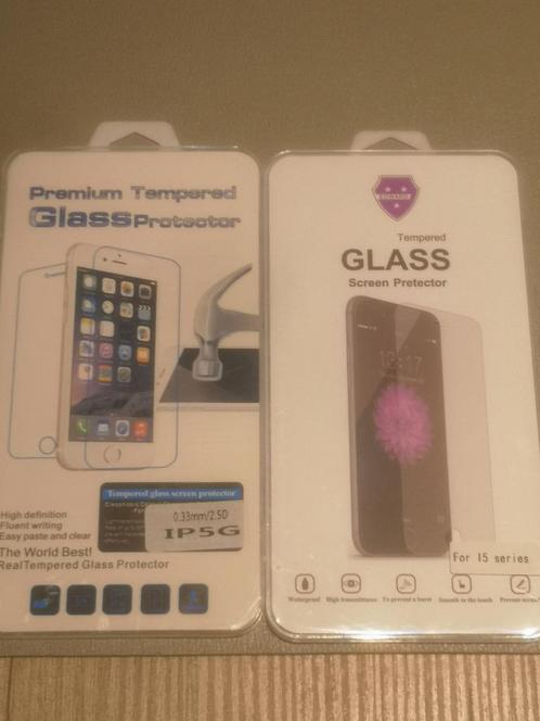 NIEUWE iPhone 5/5S/5C/SE Tempered Glass screenprotector, Telecommunicatie, Mobiele telefoons | Hoesjes en Screenprotectors | Apple iPhone