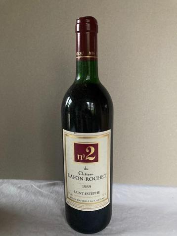 Rode wijn: No.2 du Chateau LAFON-ROCHET 1989