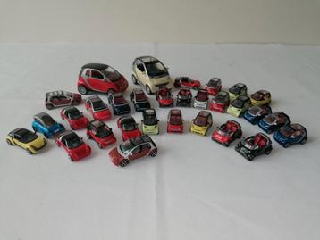 Lot de miniatures voitures Smart 