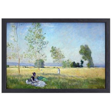 Summer - Toile Claude Monet + cadre de cuisson 70x50cm