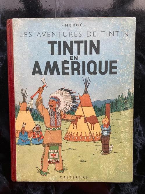 TINTIN - TINTIN EN AMERIQUE -  1945 - EO Couleurs - 1946, Livres, BD, Utilisé, Une BD, Enlèvement ou Envoi