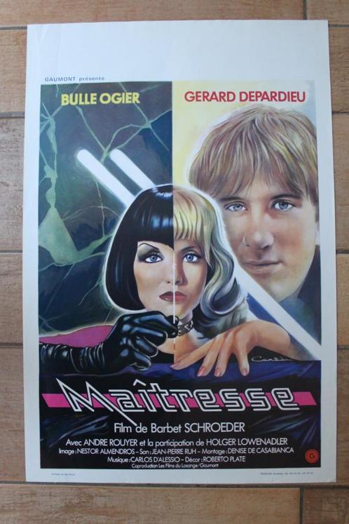 filmaffiche Gerard Depardieu Maitresse 1976 filmposter, Collections, Posters & Affiches, Comme neuf, Cinéma et TV, A1 jusqu'à A3