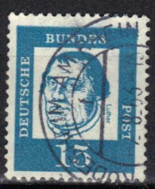 Duitsland Bundespost 1961-1964 - Yvert 224 - Beroemde D (ST), Timbres & Monnaies, Timbres | Europe | Allemagne, Affranchi, Envoi