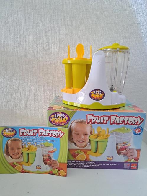 Fruit Factory Let's Cook pour les smoothies, les glaces..., Enfants & Bébés, Jouets | Autre, Comme neuf, Enlèvement ou Envoi