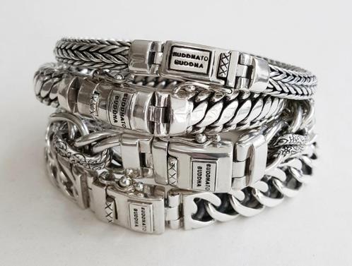 Buddha to Buddha + Z3UZ zilveren armbanden met hoge korting, Handtassen en Accessoires, Armbanden, Nieuw, Zilver, Zilver, Ophalen of Verzenden