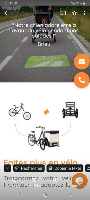 Addbike transformer votre vélo en triporteur  en 5 minutes 