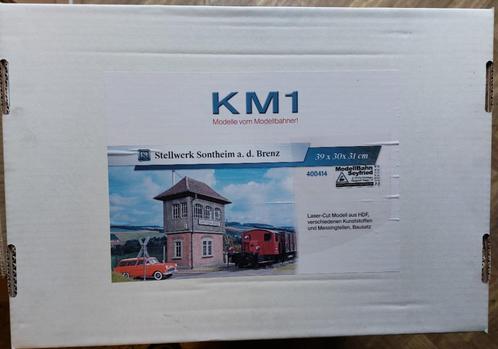 KM1 400414 kit Stellwerk Sontheim éch. 1/32, Hobby en Vrije tijd, Modeltreinen | Overige schalen, Zo goed als nieuw, Brug, Tunnel of Gebouw
