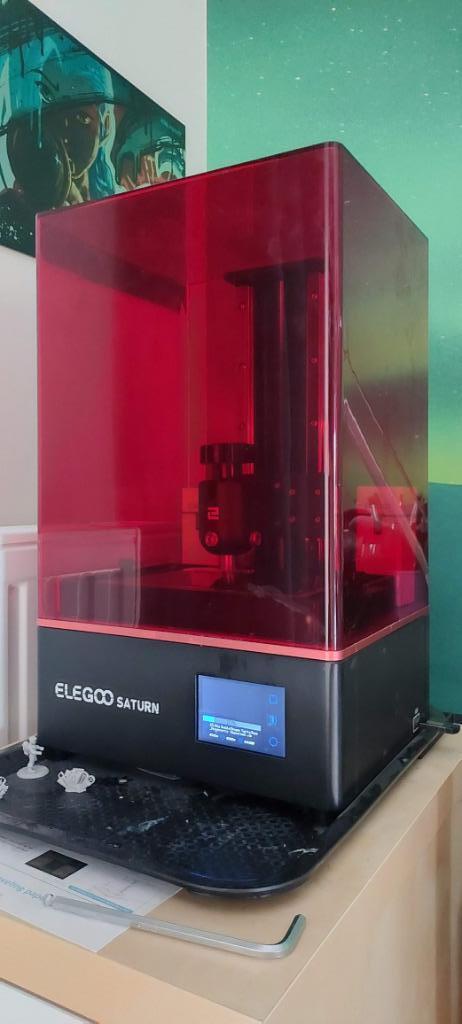 Elegoo Saturn, Informatique & Logiciels, 3D Imprimantes, Comme neuf, Wi-Fi intégré, Enlèvement