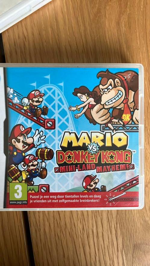 Mario vs. Donkey Kong: Mini-Land Mayhem!, Games en Spelcomputers, Games | Nintendo 2DS en 3DS, Zo goed als nieuw, Puzzel en Educatief