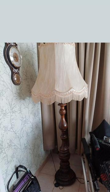 Vintage lamp met kap