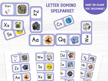 Letter Domino Spelpakket