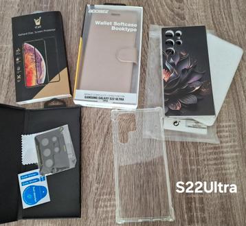 Samsung galaxy S22ultra hoesjes + Protector 