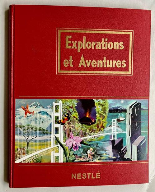 Albums Nestlé : EXPLORATIONS et AVENTURES-MERVEILLES MONDE 5, Boeken, Prentenboeken en Plaatjesalbums, Zo goed als nieuw, Plaatjesalbum