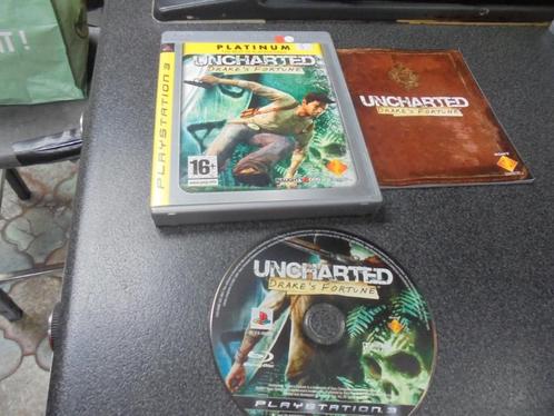 Playstation 3 Uncharted Drake's Fortune (orig-compleet), Consoles de jeu & Jeux vidéo, Jeux | Sony PlayStation 3, Utilisé, Aventure et Action