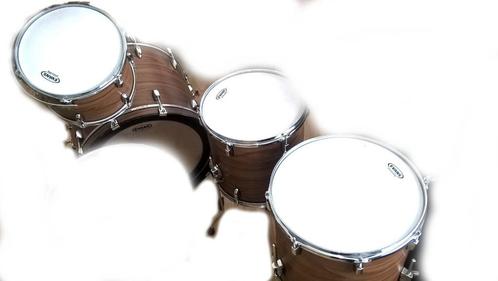 6-delig drumstel met diverse hardware, Musique & Instruments, Batteries & Percussions, Utilisé, Autres marques, Enlèvement