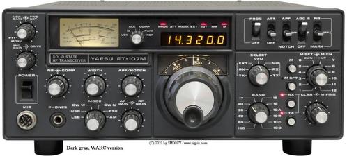 YAESU FT 107M +YAESU FP107E, Télécoms, Émetteurs & Récepteurs, Utilisé, Émetteur et Récepteur, Enlèvement