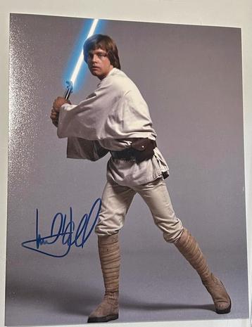 Star Wars Mark Hamill autographe avec certificat 