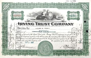 Irving Trust Company (banksector) 1932