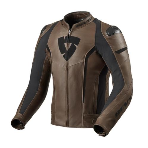 Veste moto REV’IT! Glide Vintage Brun + protection dorsale, Motos, Vêtements | Vêtements de moto, Manteau | cuir, Hommes, Seconde main