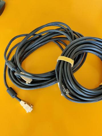 vga (standaard + verleng) kabels 10 meter 2 stuks