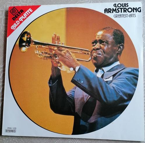 Louis Armstrong	Greatest hits - picture disc!, CD & DVD, Vinyles | Jazz & Blues, Comme neuf, Jazz, 1960 à 1980, 12 pouces, Enlèvement ou Envoi