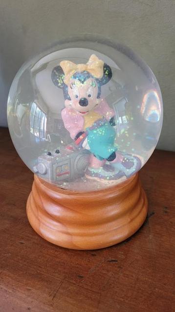 Boule à neige vintage Disney Minnie Mouse par BULLY