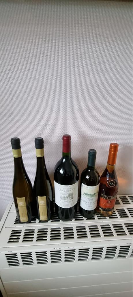 wijnen2 rivanner  bordeaux 2011 cognac maitere duchene  sec, Verzamelen, Wijnen, Zo goed als nieuw, Witte wijn, Vol, Ophalen