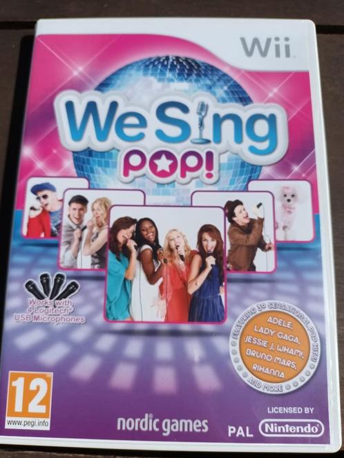 Wii We Sing Pop, Consoles de jeu & Jeux vidéo, Jeux | Nintendo Wii, Comme neuf, Musique, 3 joueurs ou plus, À partir de 12 ans