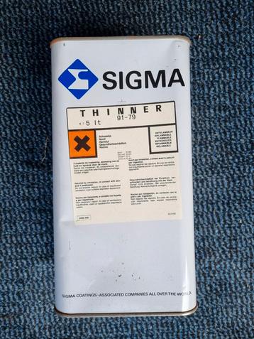 10 pièces de diluant Sigma 91 x 5 litres  