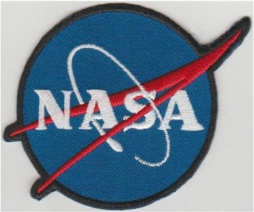 NASA stoffen opstrijk patch embleem #1, Collections, Vêtements & Patrons, Neuf, Envoi