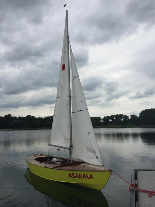 Open Zeilboot houten Spanker voor familie, alsook sportief, Sports nautiques & Bateaux, Voiliers ouverts, Comme neuf, Spanker
