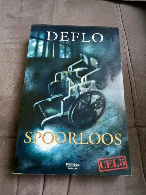 Luc Deflo - Spoorloos (Cel 5 serie), Livres, Thrillers, Utilisé, Belgique, Enlèvement ou Envoi