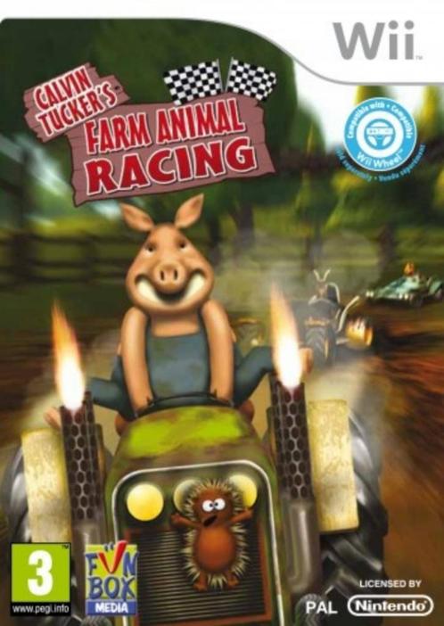 Calvin Tucker's Farm Animal Racing, Consoles de jeu & Jeux vidéo, Jeux | Nintendo Wii, Utilisé, Course et Pilotage, 1 joueur, À partir de 3 ans
