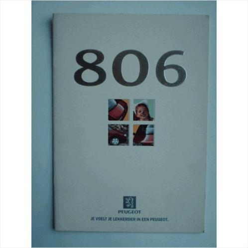 Peugeot 806 Brochure 1997 #1 Nederlands, Boeken, Auto's | Folders en Tijdschriften, Gelezen, Peugeot, Ophalen of Verzenden