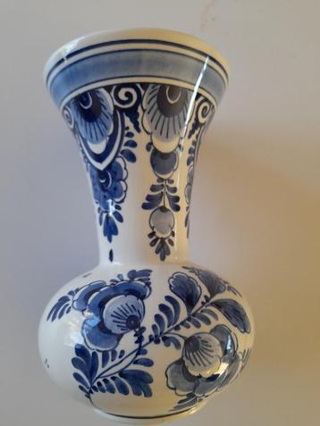 Vase convexe en bleu de Delft Delft