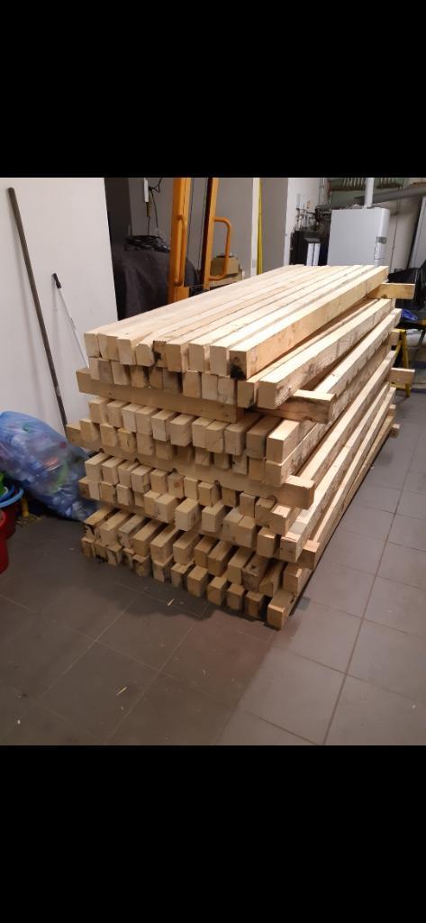 Madrier bois poutre chevron where, Bricolage & Construction, Bois & Planches, Utilisé, Poutre, Pin, 200 à 250 cm, 50 mm ou plus