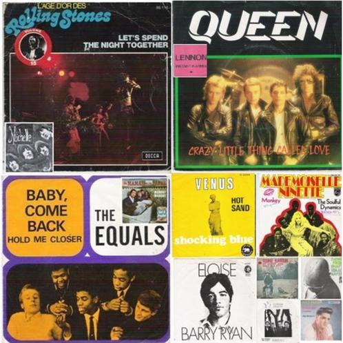 "Collectie POPSINGLES" (zie beschrijving!), CD & DVD, Vinyles Singles, Utilisé, Single, Pop, 7 pouces, Enlèvement ou Envoi