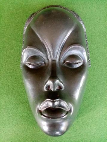 sculpture art déco arthur dupagne africaniste congo masque