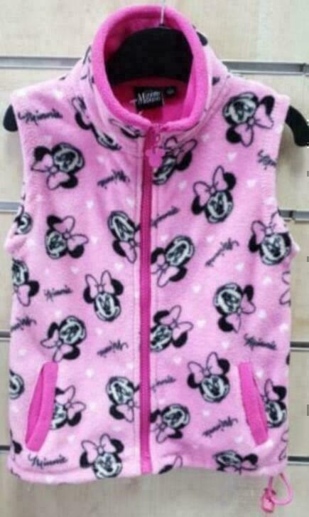 Minnie Mouse fleece Bodywarmer/Vest - Maat 128 - Disney, Enfants & Bébés, Vêtements enfant | Taille 128, Neuf, Fille, Pull ou Veste